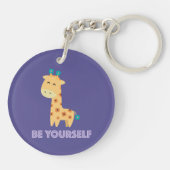 Wees jezelf Sleutelhanger (Achterkant)