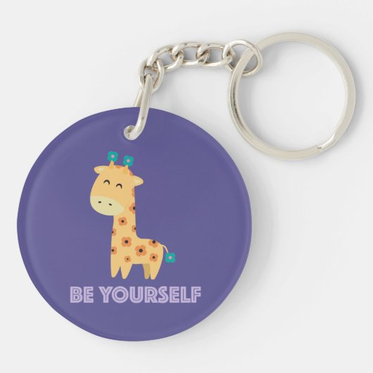 Wees jezelf Sleutelhanger (Achterkant)
