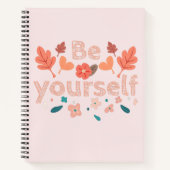 Wees jezelf spiraalvormig Notitieboek (Voorkant)