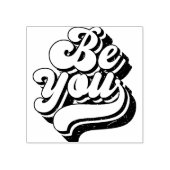 Wees jezelf! Stamp Rubberstempel (Afrduk)