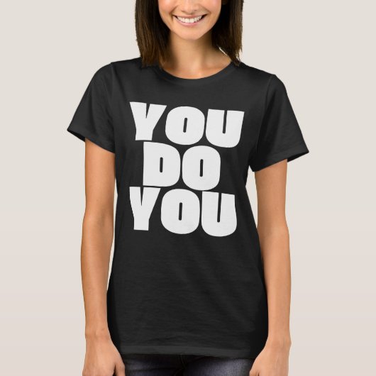 Wees jezelf. t-shirt (Voorkant)