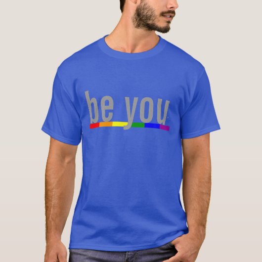 wees jezelf t-shirt (Voorkant)