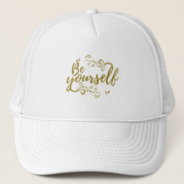 Wees jezelf T-shirt Trucker Pet