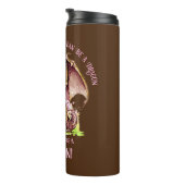 Wees jezelf tenzij je een draak kunt zijn! thermosbeker (Geroteerd rechts)