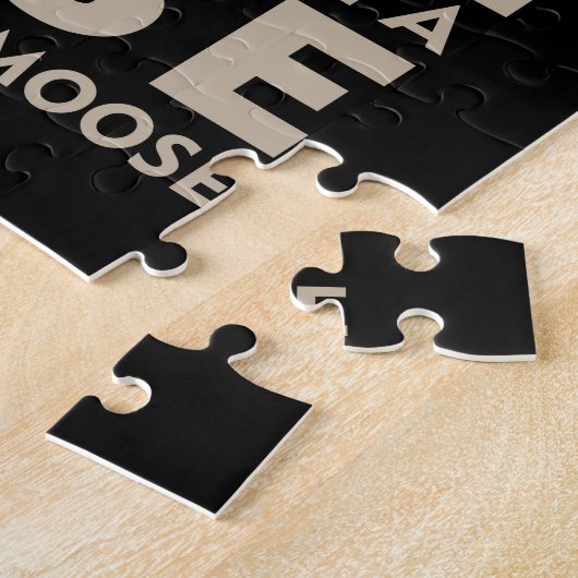 Wees jezelf, tenzij je een paard kunt zijn en dan legpuzzel (Zijkant)