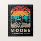 Wees jezelf, tenzij je een paard kunt zijn en dan legpuzzel (Verticaal)