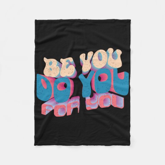 Wees jezelf ter wille van jezelf Beste Valentin Fleece Deken (Voorkant)