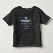Wees jezelf Toddler T-Shirt