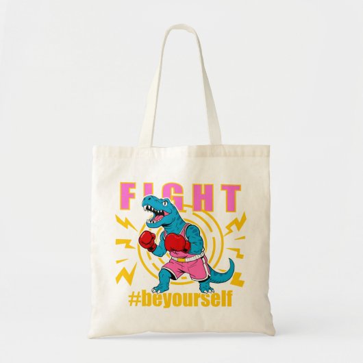 Wees jezelf tote bag (Voorkant)