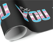 Wees jezelf - Trans-wit Cadeaupapier (Rol Hoek)