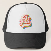 Wees jezelf! Trucker Hat Pet (Voorkant)