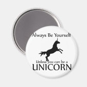 Wees jezelf Unicorn Magneet (Voorkant / Achterkant)