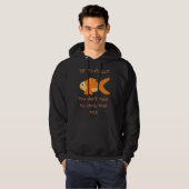 Wees jezelf, vis klimt in bomen hoodie (Voorkant volledig)