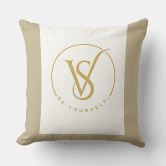 Wees Jezelf VS Monogram Logo Kussen