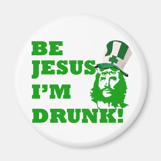 Wees Jezus ik ben drink Magneet (Voorkant)