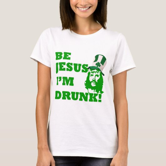 Wees Jezus ik ben drink T-shirt (Voorkant)