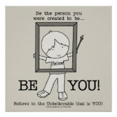 Wees jij! perfect poster (Voorkant)