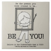 Wees jij! tegeltje (Voorkant)