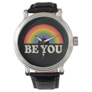 Wees jijzelf Homobeweging Pride LGBTQ Bondgenoot R Horloge