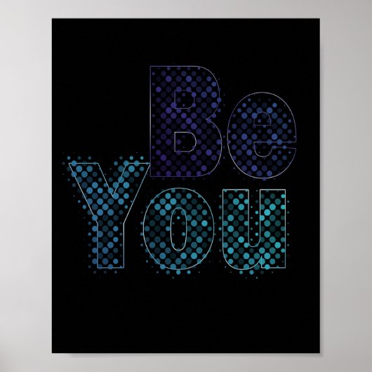 Wees Jijzelf – Inspirerende Poster met Citaat over (Voorkant)