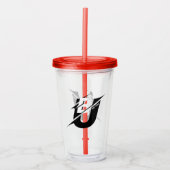 Wees Jijzelf Rood Acryl Drinkbeker (Voorkant)