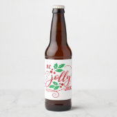 Wees Jolly Juice Christmas Cheer Bierfles Bier Etiket (Voorkant)