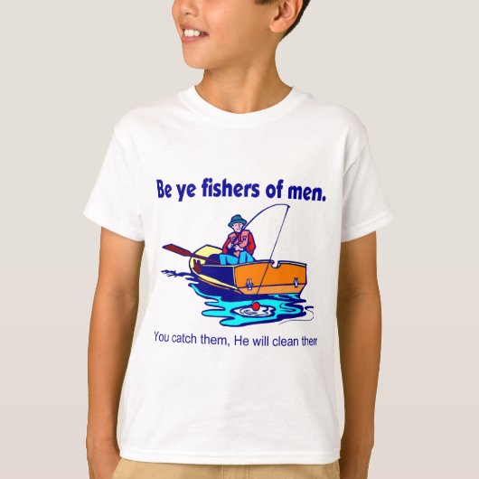 Wees jonge vissers van mannen t-shirt (Voorkant)