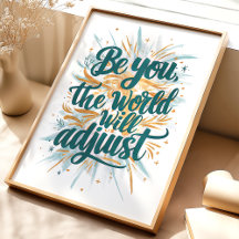 Wees Jouw Muur Kunstprint