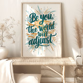 Wees Jouw Muur Kunstprint Poster