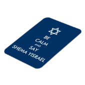 Wees kalm en zeg Shema Yisrael Magneet (Linkerzijde)