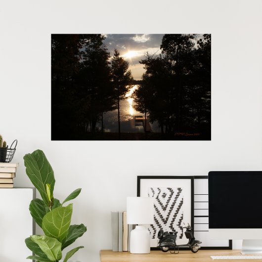 Wees kalm mijn soep poster (Thuiskantoor)