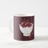 Wees kersenkom met fruit koffiemok (Voorkant links)