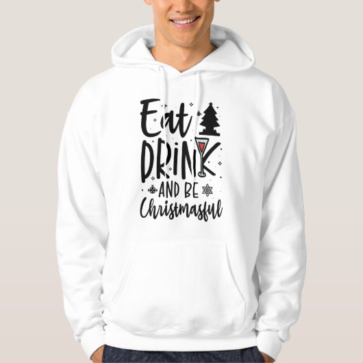 Wees kerstfeestjes en overhemd hoodie (Voorkant)