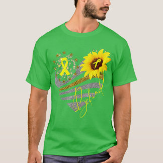Wees kinderkankerbewust Zonnebloem Ribbo T-shirt