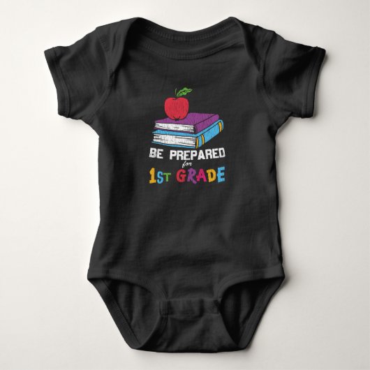 Wees klaar voor cadeau voor kinderen naar de 1e kl romper (Voorkant)