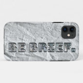 Wees kort. Case-Mate iPhone case (Achterkant (horizontaal))