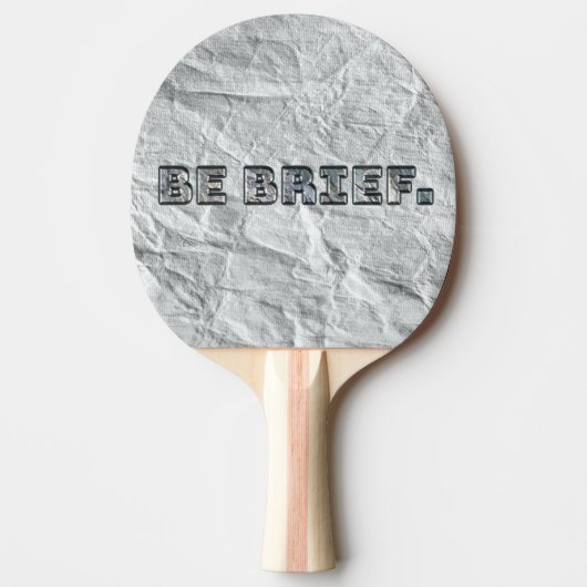 Wees kort. tafeltennisbatje (Voorkant)