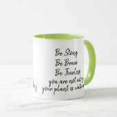 Wees krachtig Brave Fearless, niet alleen Plant di Mok (Voorkant rechts)