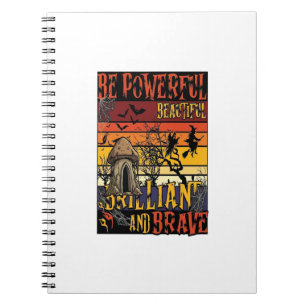 Wees Krachtig Schoon Briljant Halloween Paddenstoe Notitieboek