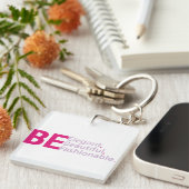 Wees legant acrylSleutelhanger Sleutelhanger (Voorkant Rechts)