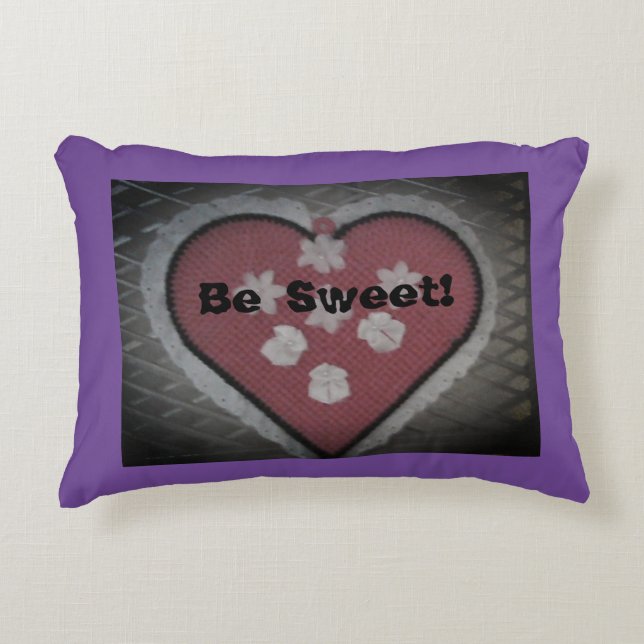 Wees lief! Accent Pillow Accent Kussen (Voorkant)