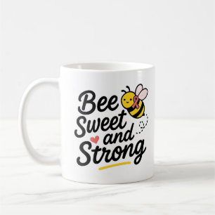 Wees lief en sterk koffiemok