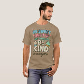 WEES LIEF LIVE IT UP "VOEG STROOI WEES VRIENDELIJK T-SHIRT (Voorkant volledig)
