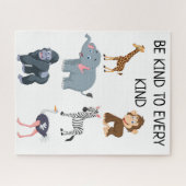 Wees lief voor alle lieve cartoons legpuzzel (Horizontaal)