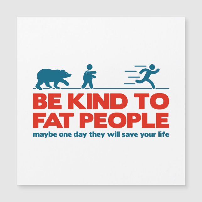 Wees lief voor dikke mensen (Voorkant)