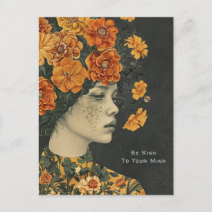 Wees lief voor je artistieke geest briefkaart