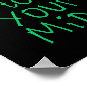Wees lief voor je geest Sticker 1 Poster (Hoek)