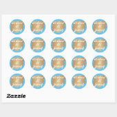 Wees lief voor jezelf ronde sticker (Vel)