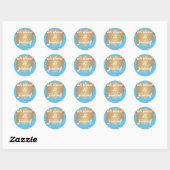 Wees lief voor jezelf ronde sticker (Vel)