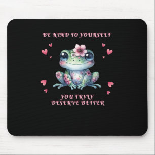 Wees lief voor jezelf Sticker Muismat